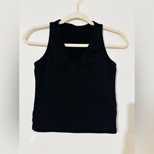 Blue Fish Black Tank Top